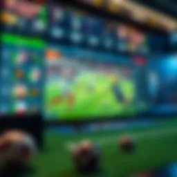 Dynamic online betting interface showcasing various sports