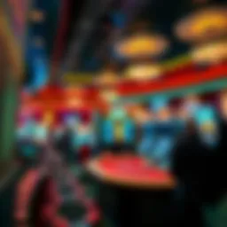 A vibrant casino floor showcasing various games.