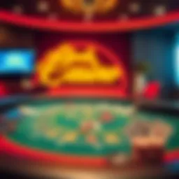 An elegant online casino table showcasing live blackjack gameplay.