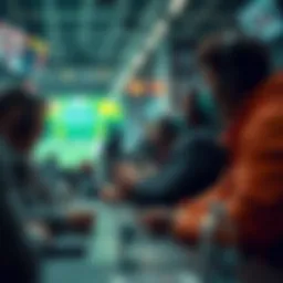 Dynamic live sports betting scene