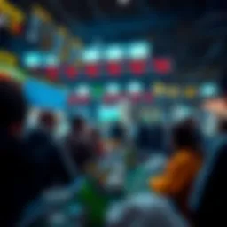 Dynamic sports betting scene showcasing various events