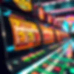 Visual representation of the evolution of online slots