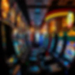 Diverse Slot Machines Display