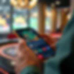 User-friendly interface of a gambling application